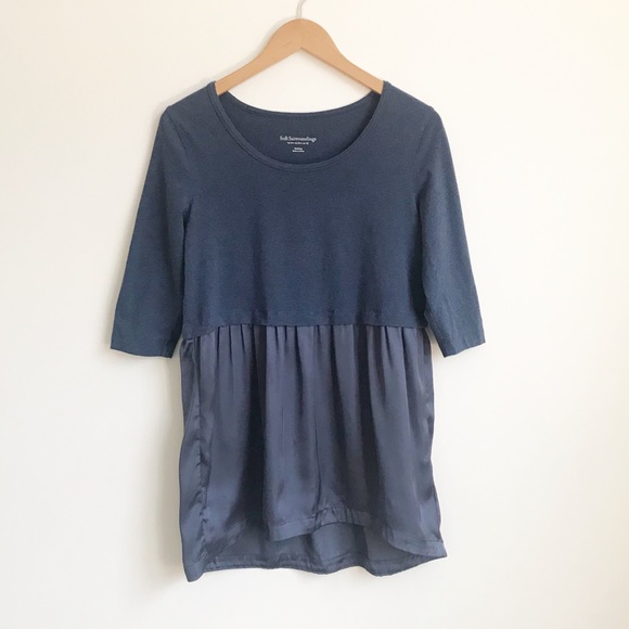Soft Surroundings Tops - SOFT SURROUNDINGS Blue Tunic Style Blouse Sz M